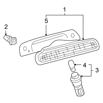 Toyota OE - Rear Lamps - High Mounted Stop Lamp