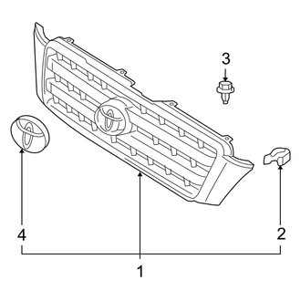 Toyota OE - Grille & Components