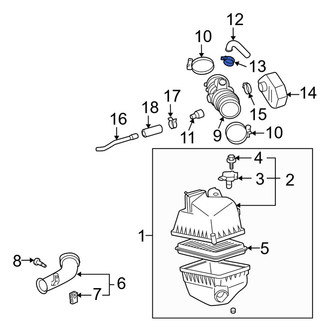 Toyota OE - PCV Valve Hose Clamp