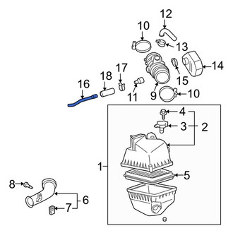 Toyota OE - PCV Valve Hose