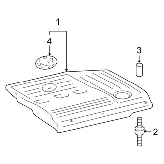 Toyota OE - Engine / Transaxle - Engine Appearance Cover (3.3L)