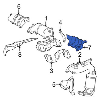 Toyota OE - Left Lower Catalytic Converter Heat Shield