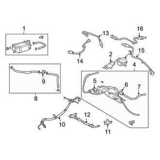 Toyota OE - Emission System - Emission Components (3.3L)