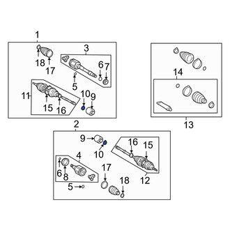 Toyota OE - Rear Inner CV Joint Boot Band