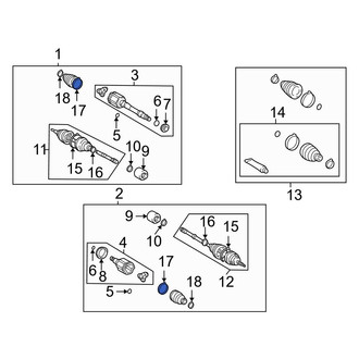 Toyota OE - Front Inner CV Joint Boot Band