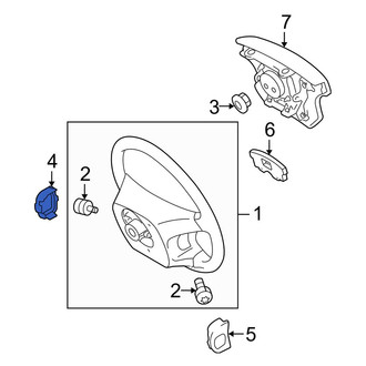 Toyota OE - Right Steering Wheel Back Cover