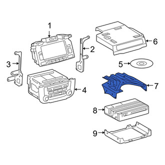 Toyota OE - GPS Navigation Control Module Bracket