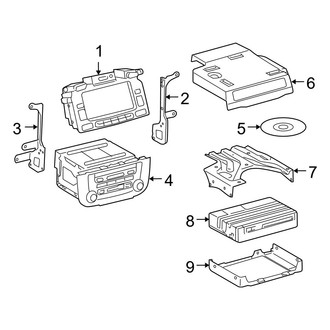 Toyota OE - Electrical - Navigation System Components