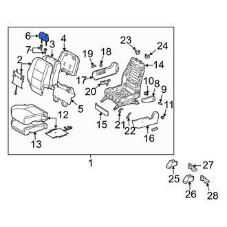 Toyota OE - Front Left Headrest