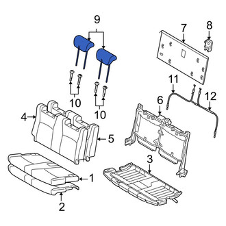 Toyota OE - Rear Headrest