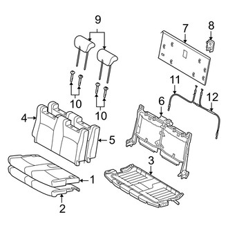 Toyota OE - Seats & Tracks - Third Row Seats