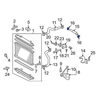 Toyota OE - Secondary Air Injection Pump Hose Clamp