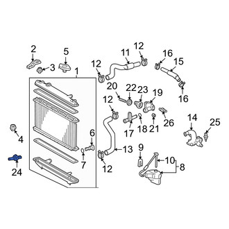 Toyota OE - Engine Cooling Fan Temperature Switch