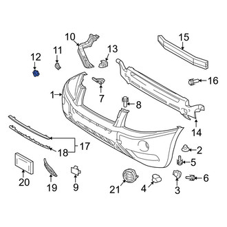 Toyota OE - Front Bumper Guide