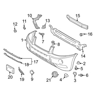 Toyota OE - Front Bumper - Bumper & Components (Hybrid / Hybrid Limited)