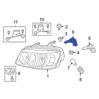 Toyota OE - Front Headlight Bulb