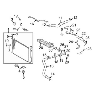 Toyota OE - Cooling - Radiator & Components