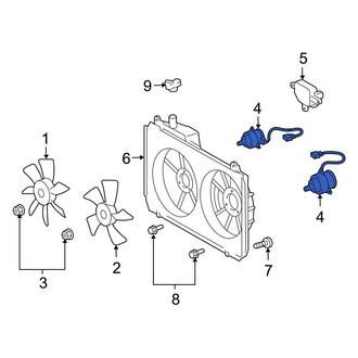 Toyota OE - Engine Cooling Fan Motor
