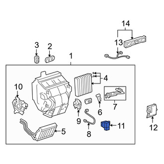 Toyota OE - HVAC Control Module