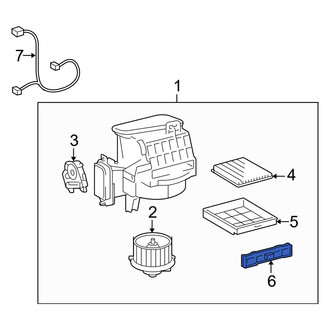 Toyota OE - Heater Core Access Cover