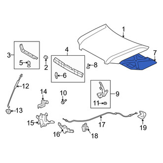 Toyota OE - Hood Insulation Pad