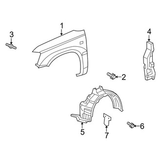 Toyota OE - Fender & Components (Hybrid / Hybrid Limited)