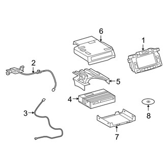 Toyota OE - Electrical - Navigation System Components (FULL HYBRID EV-GAS (FHEV))