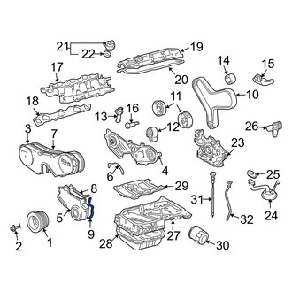 Toyota OE - Engine Timing Cover Gasket