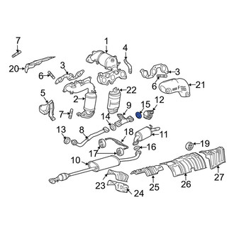 Toyota OE - Exhaust Muffler Gasket