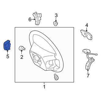 Toyota OE - Left Lower Steering Wheel Plug