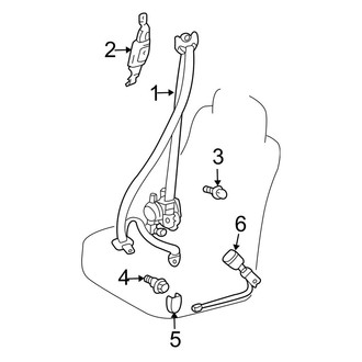 Toyota OE - Restraint Systems - Front Seat Belts