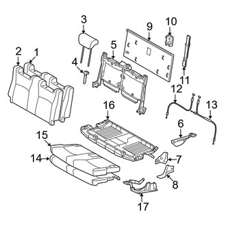 Toyota OE - Seats & Tracks - Third Row Seats
