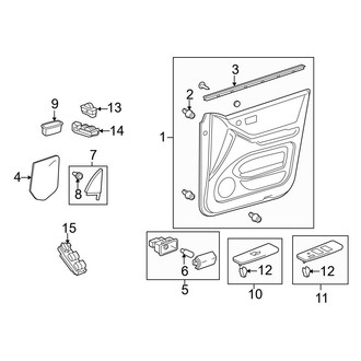 Toyota OE - Front Door - Interior Trim