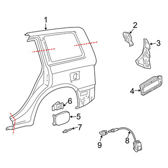 Toyota OE - Quarter Panel & Components (FULL HYBRID EV-GAS (FHEV))