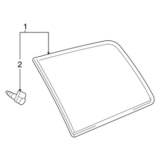 Toyota OE - Quarter Panel - Glass (FULL HYBRID EV-GAS (FHEV))