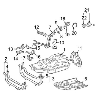 Toyota OE - Fuel System Components (Fuel Tank & Components)