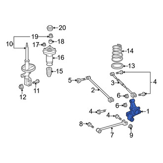 Toyota OE - Rear Left Suspension Knuckle