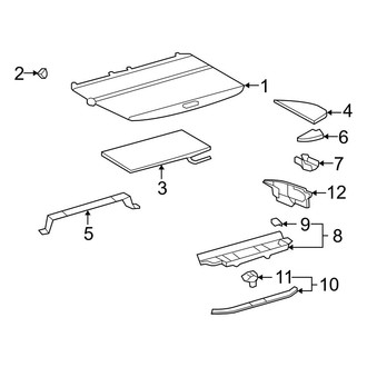 Toyota OE - Rear Body & Floor - Interior Trim (FULL HYBRID EV-GAS (FHEV))