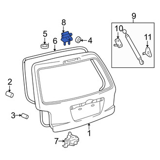 Toyota OE - Rear Liftgate Hinge