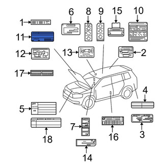Toyota OE - Emission Label