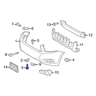 Toyota OE - Front Fender Liner Screw
