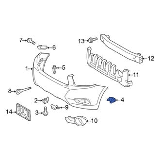 Toyota OE - Bumper Cover Retainer