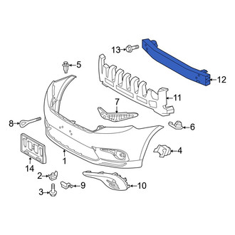Toyota OE - Front Bumper Impact Bar