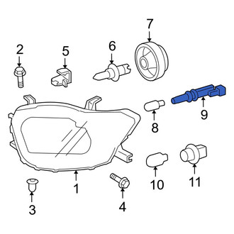 Toyota OE - Front Side Marker Light Socket