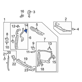 Toyota OE - Right Fender Bracket