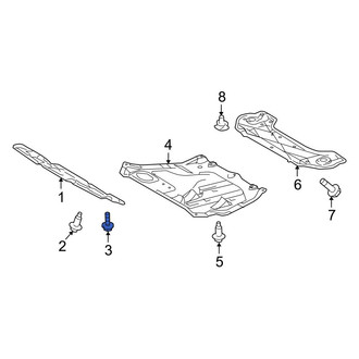 Toyota OE - Radiator Support Splash Shield Bolt