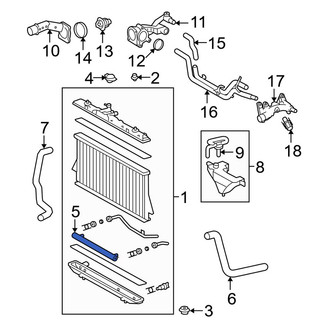 Toyota OE - Automatic Transmission Oil Cooler