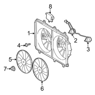Toyota OE - Cooling Fan (Japan Built), (3.5L)