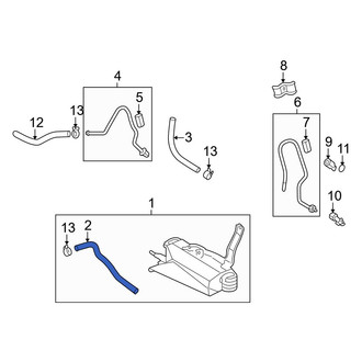 Toyota OE - Automatic Transmission Oil Cooler Hose