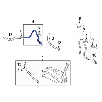 Toyota OE - Automatic Transmission Oil Cooler Tube